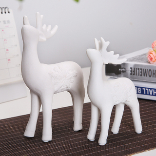 White deer tableware ceramic high quality european style 